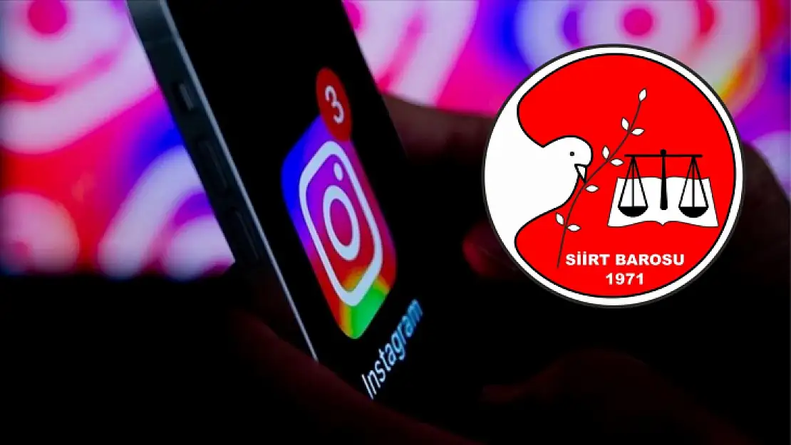 Siirt Barosu'ndan açıklama: Instagram derhal erişime açılmalı