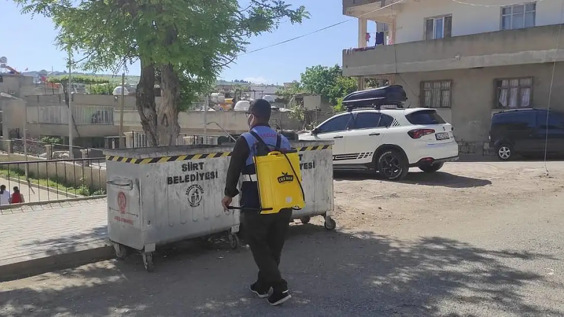 Siirt Belediyesi İlaçlama Çalışmalarına Başladı