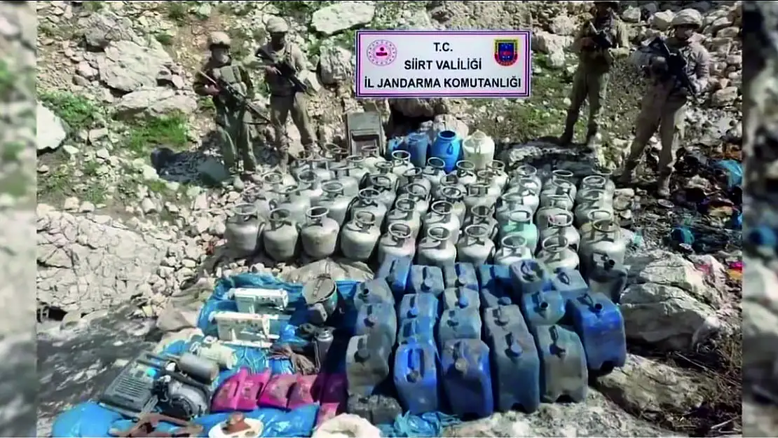 Siirt Dahil 12 İlde Gürz-5 Operasyonu: 76 Mağara, Sığınak ve Barınma Alanı İmha Edildi, Çok Sayıda Mühimmat ve Patlayıcı Madde Ele Geçirildi