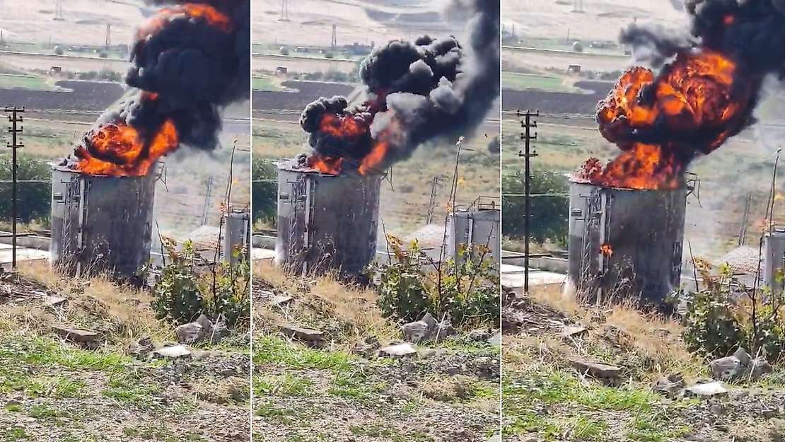Siirt Kurtalan'daki Petrol Sahasında Yangın Çıktı: 2 İşçi Yaralandı