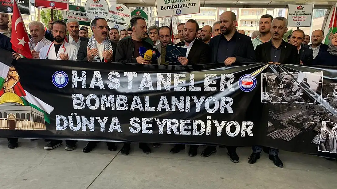 Siirt Sağlık Sen Şubesi Üyeleri İnsanlık Dramını Haykırdı!