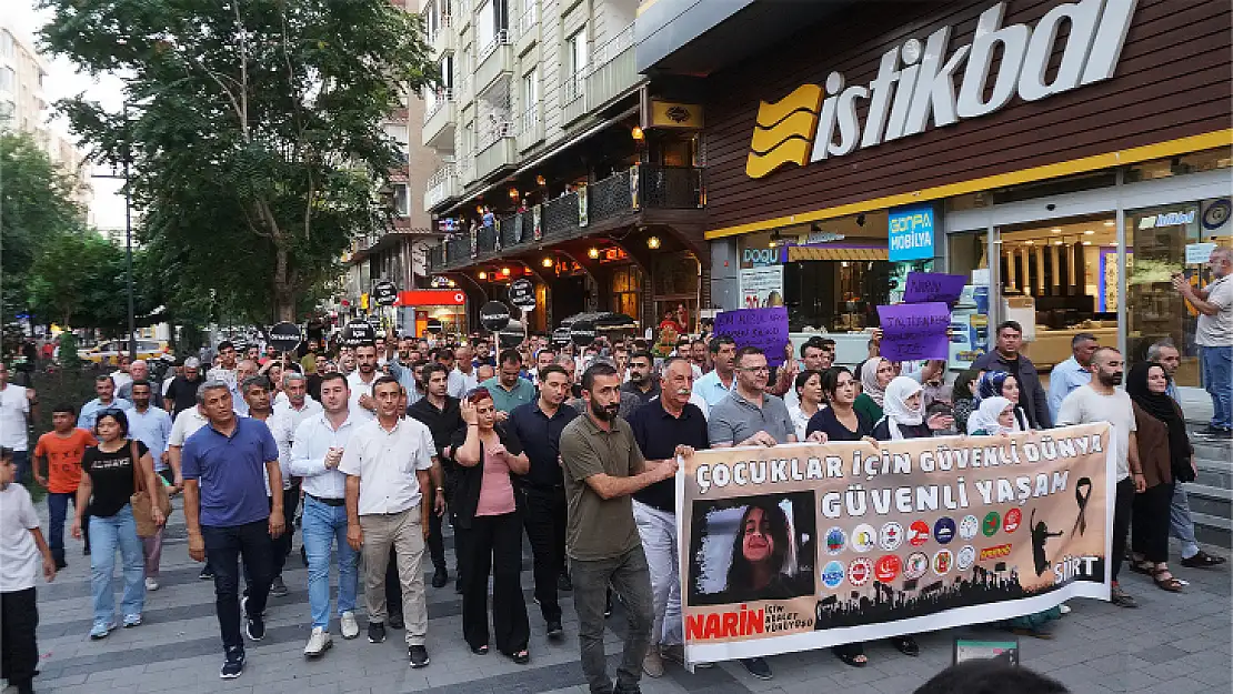 Siirt'te 18 STK Narin İçin Yürüdü! ''Çocukların Korunması Toplumun Ortak Sorumluluğudur''