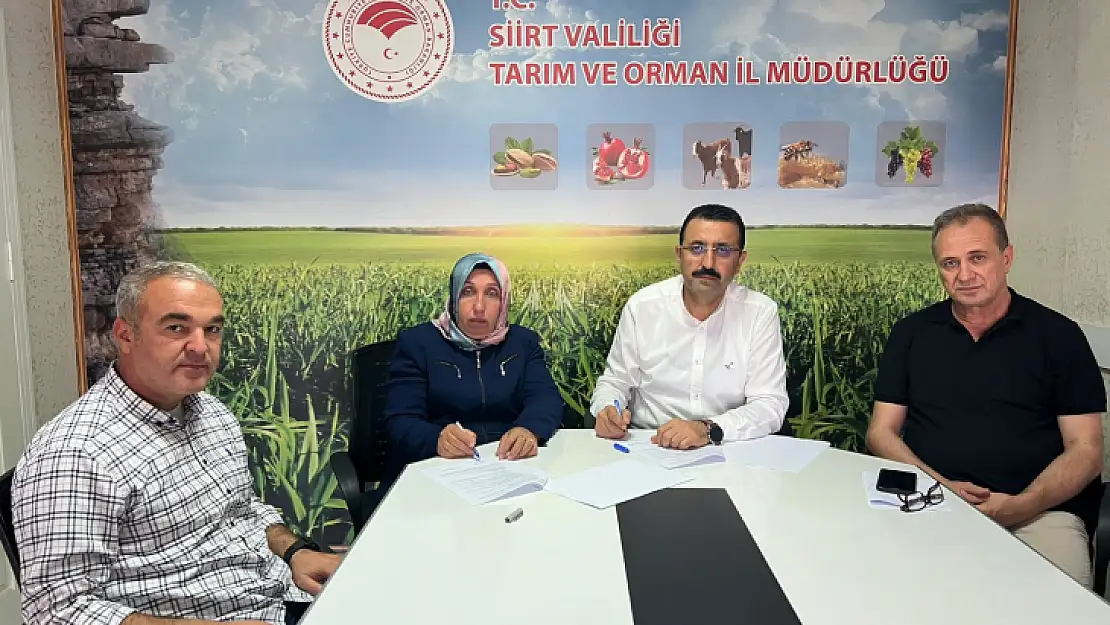 Siirt'te 905 bin lira değerinde 5 arıcılık projesi imzalandı