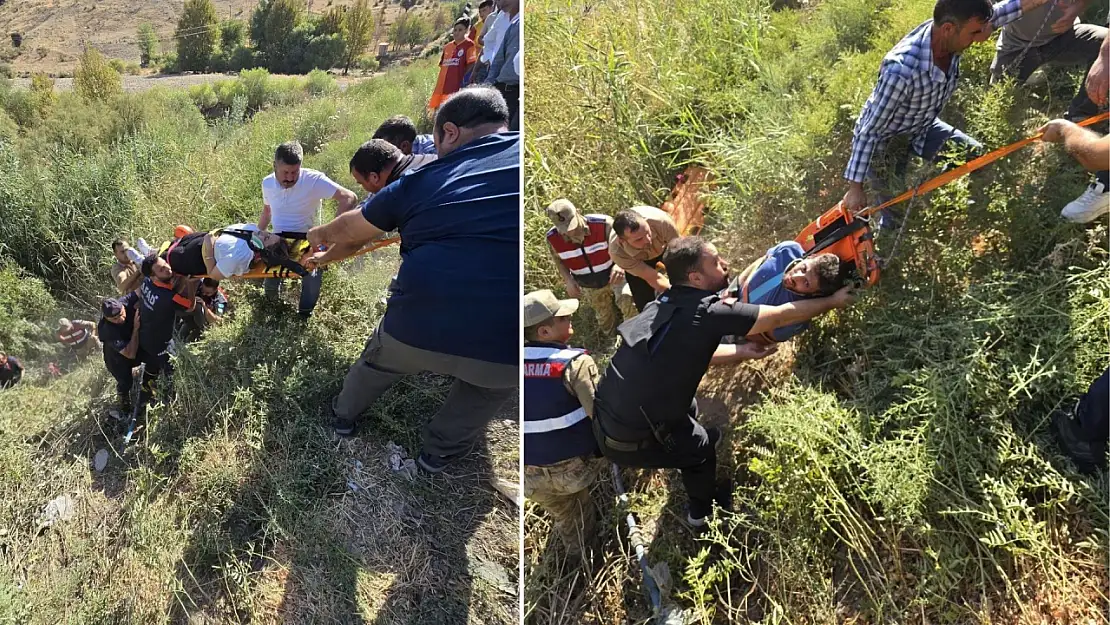 Siirt'te öğretmenleri Taşıyan  Otomobil Dereye Uçtu!
