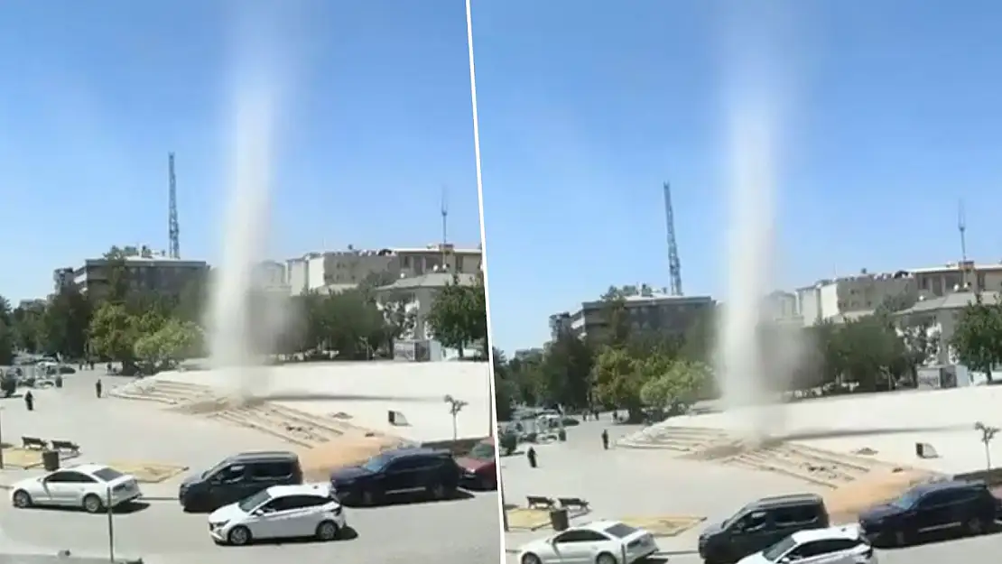 Siirt'te Oluşan Hortum Kameraya Yansıdı