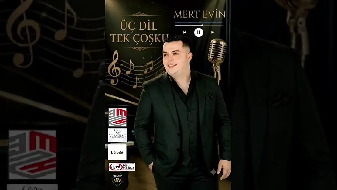 Siirtli sanatçı Mert Evin'in ''Üç Dil Tek Coşku'' şarkısı yayınlandı
