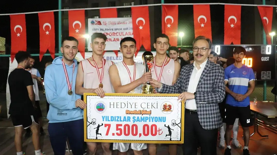 Siirt'te 3x3 Sokak Basketbolu Sona Erdi