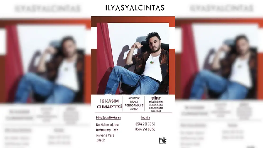 Siirt'te İlyas Yalçıntaş Konseri