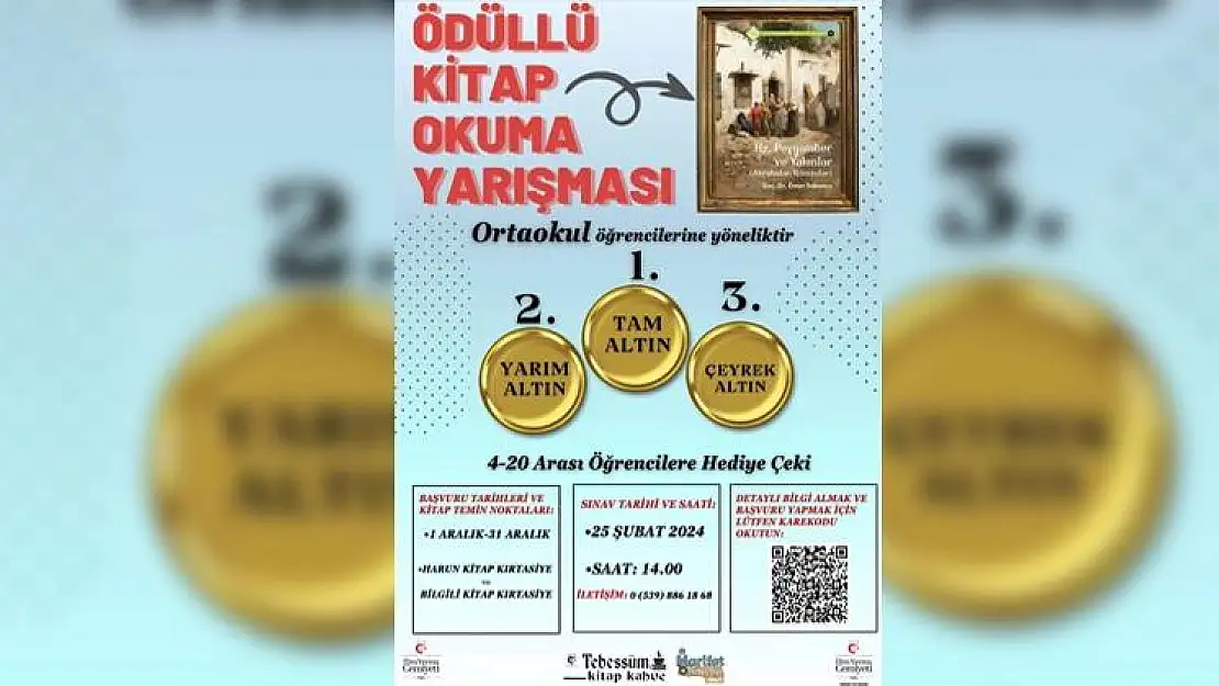 Siirt'te Ödüllü Kitap Okuma Yarışması