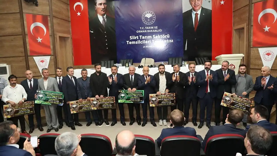 TARIM VE ORMAN BAKANI PROF.DR.KİRİŞCİ, SİİRT'İ ZİYARET ETTİ