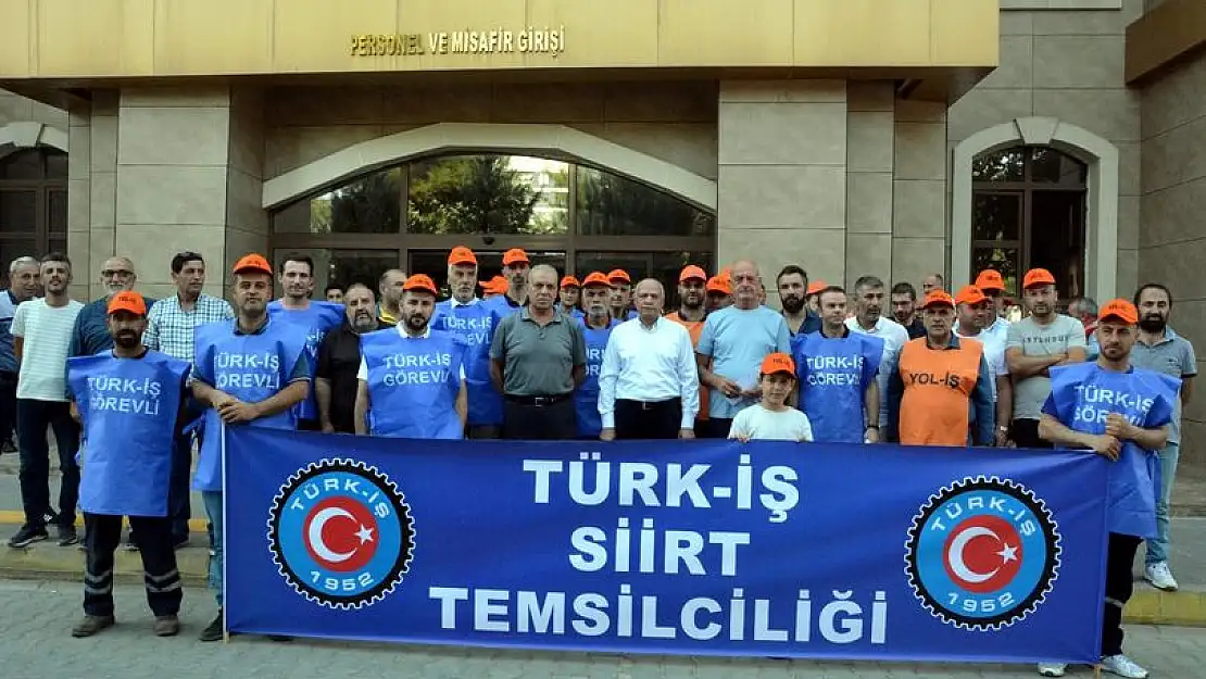 TÜRK-İŞ Siirt Temsilciliği: 'Çektirilen Yoksulluğa Dayanacak Gücümüz Kalmadı!'