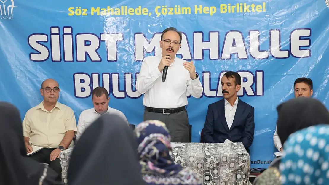 Vali Kızılkaya 18. Mahalle Buluşmasında Ülkü Mahallesi Sakinleriyle Bir Araya Geldi