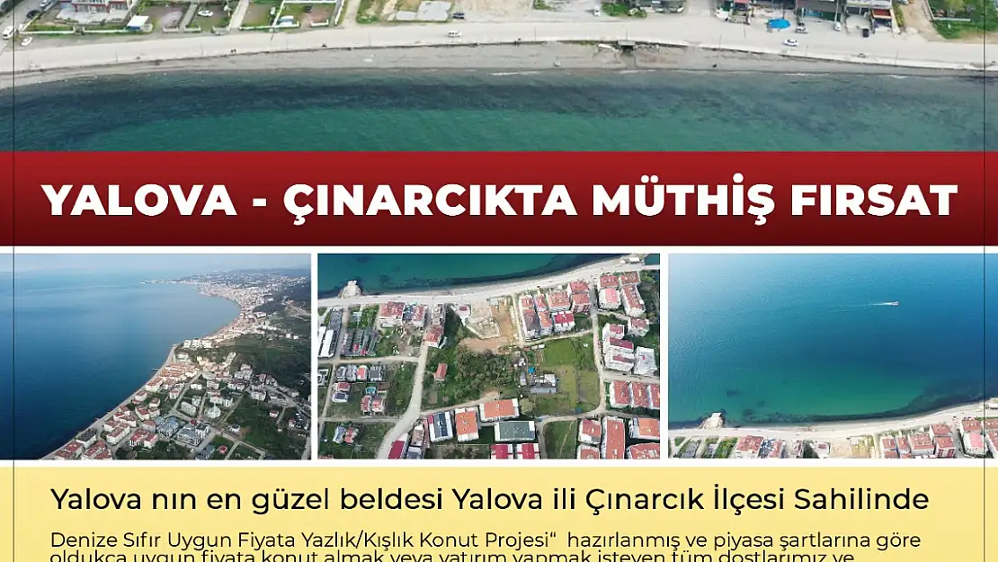 YALOVA SİDER'İN GİRİŞİMLERİYLE ÇINARCIKTA UCUZ EV KAMPANYASI