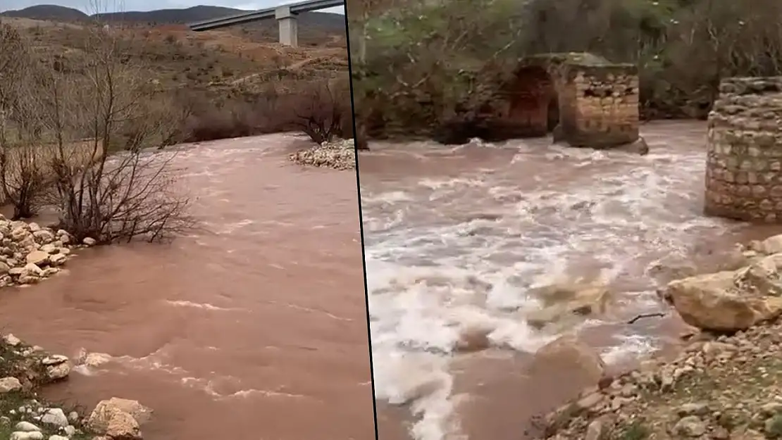 Zorava Çayı Yağışlarla Coştu: Yıllar Sonra En Yüksek Seviyesine Ulaştı