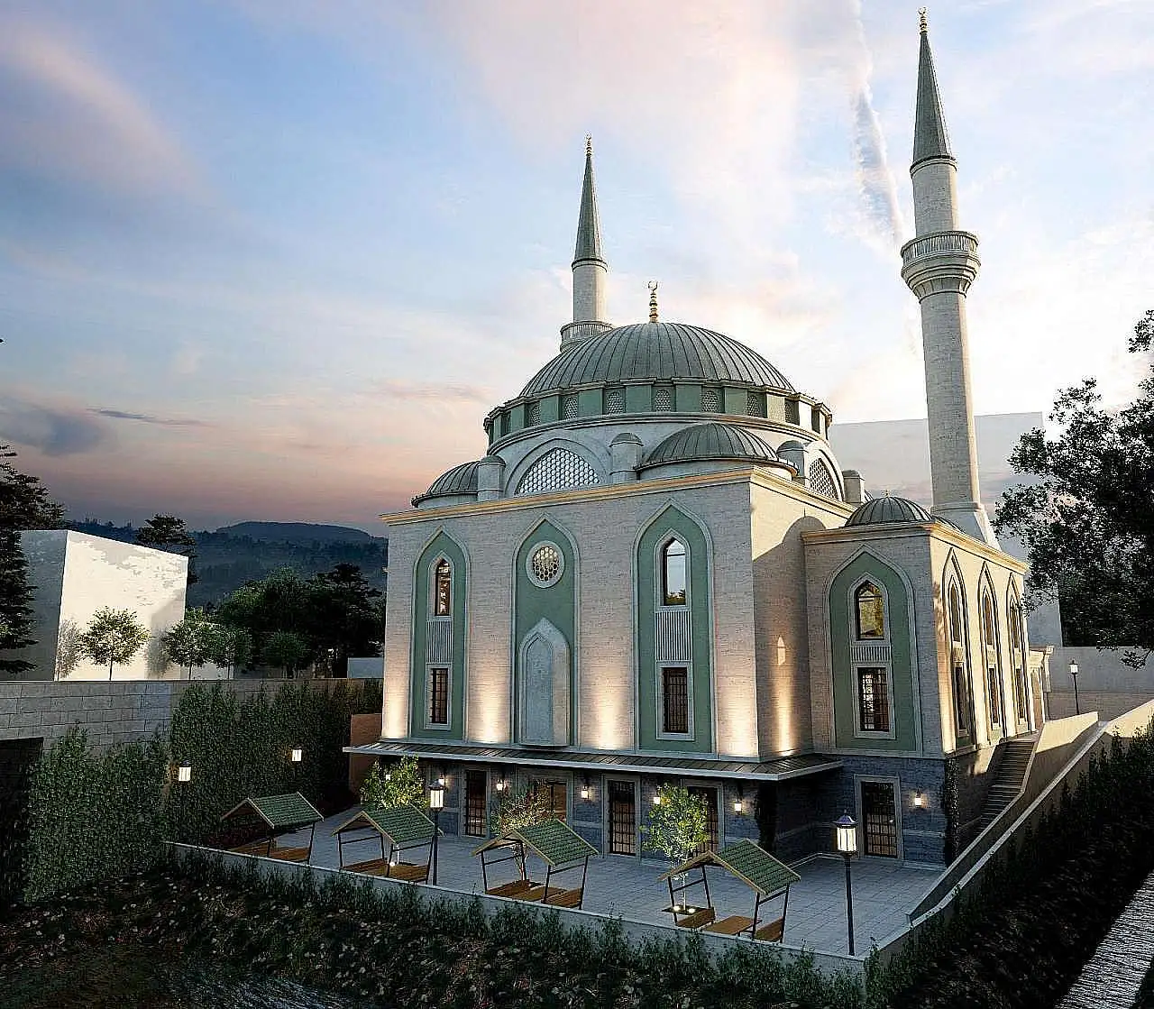 Baykan Merkez Camii'nde Çalışmalar Devam Ediyor