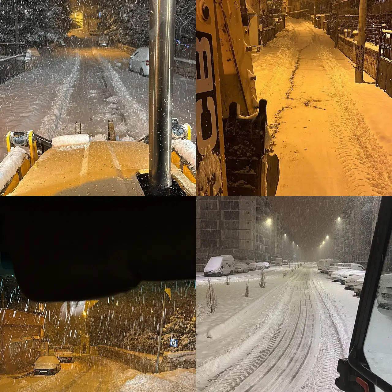 Siirt'te Kar Küreme ve Tuzlama Çalışmaları Sürüyor