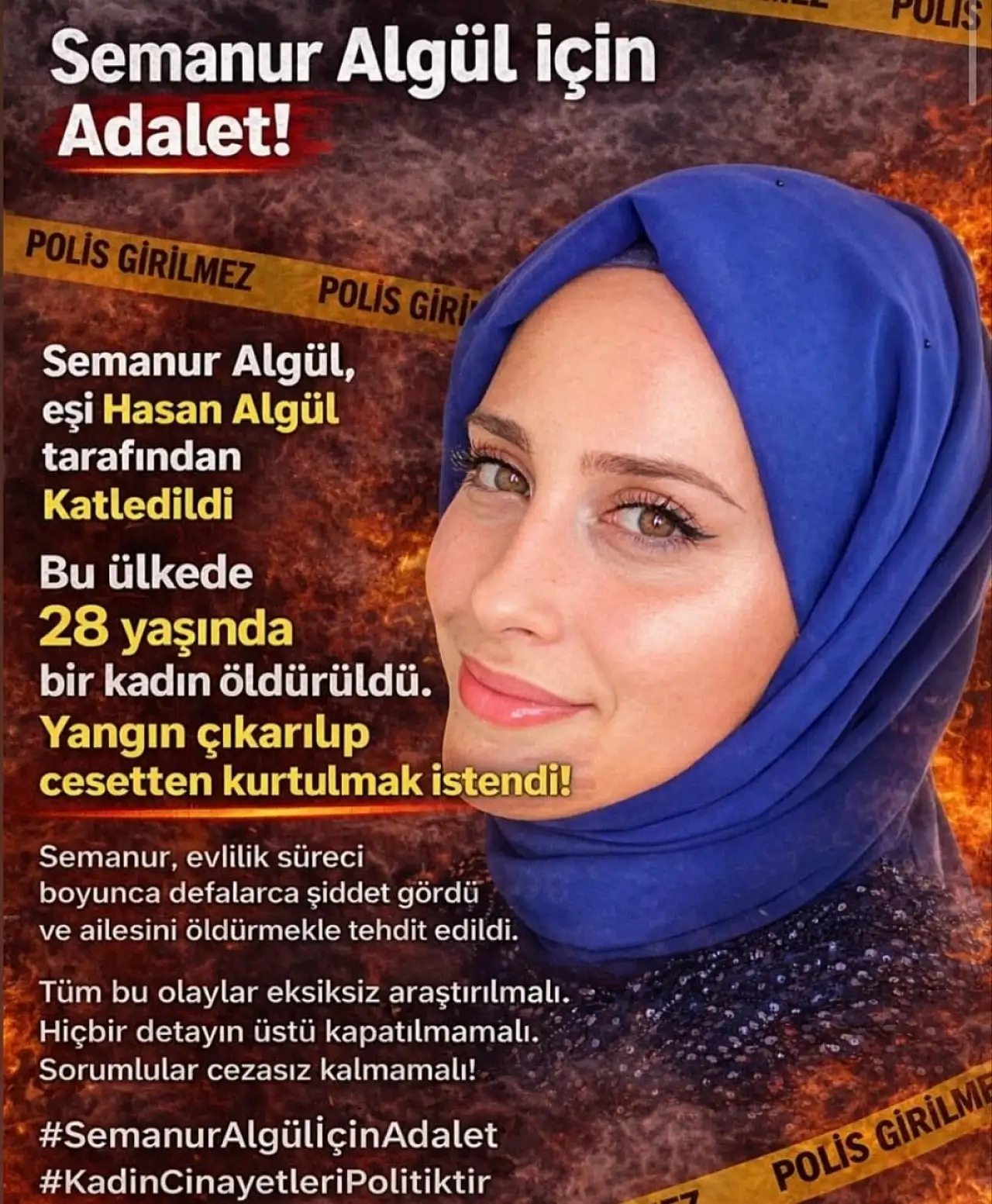 İstanbul'da Katledilen Siirtli Semanur Gözyaşlarıyla Defnedildi: Ailesinden Adalet Çağrısı