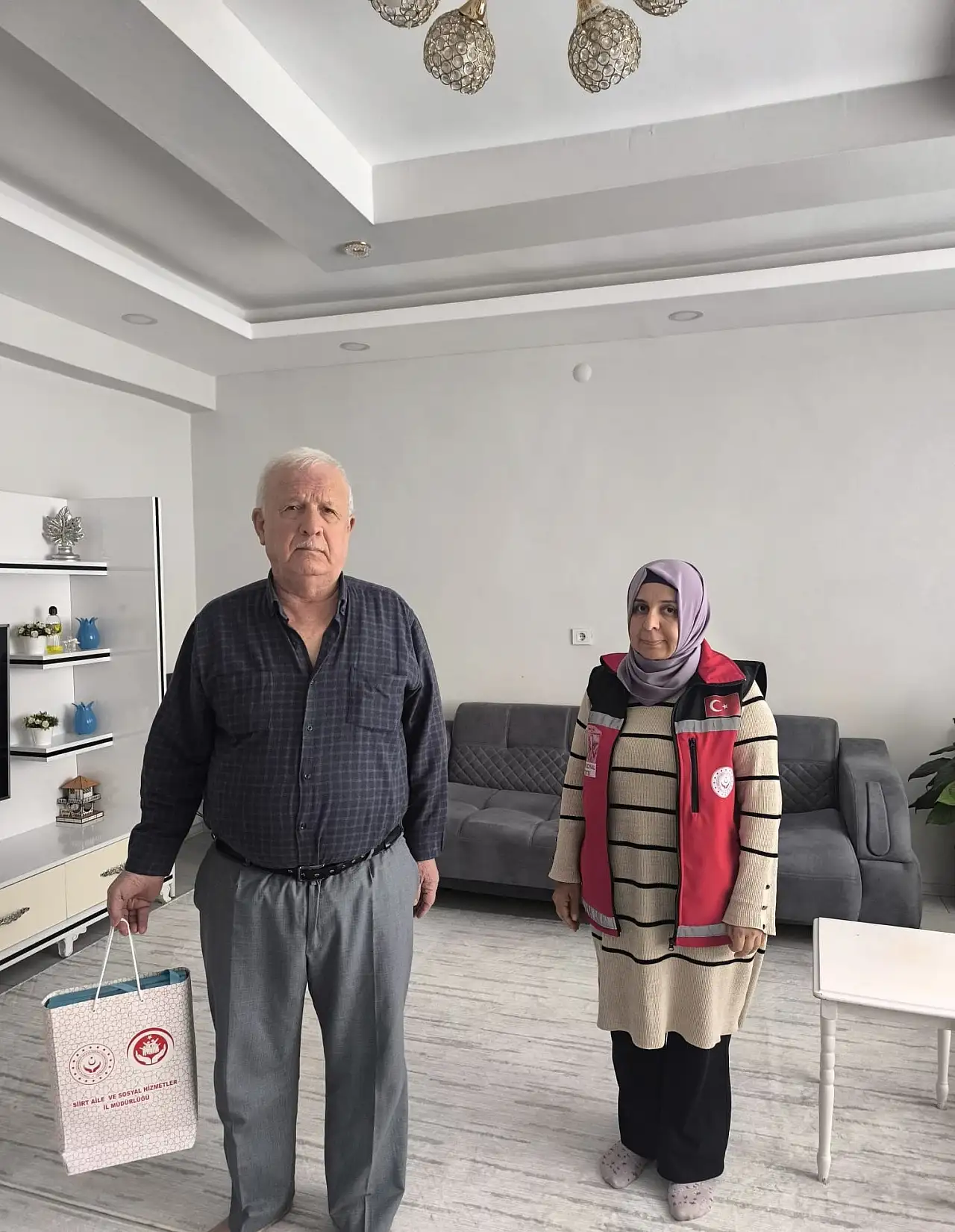 Siirt'te Kıbrıs Gazisi Emin Pöge'ye Anlamlı Ziyaret