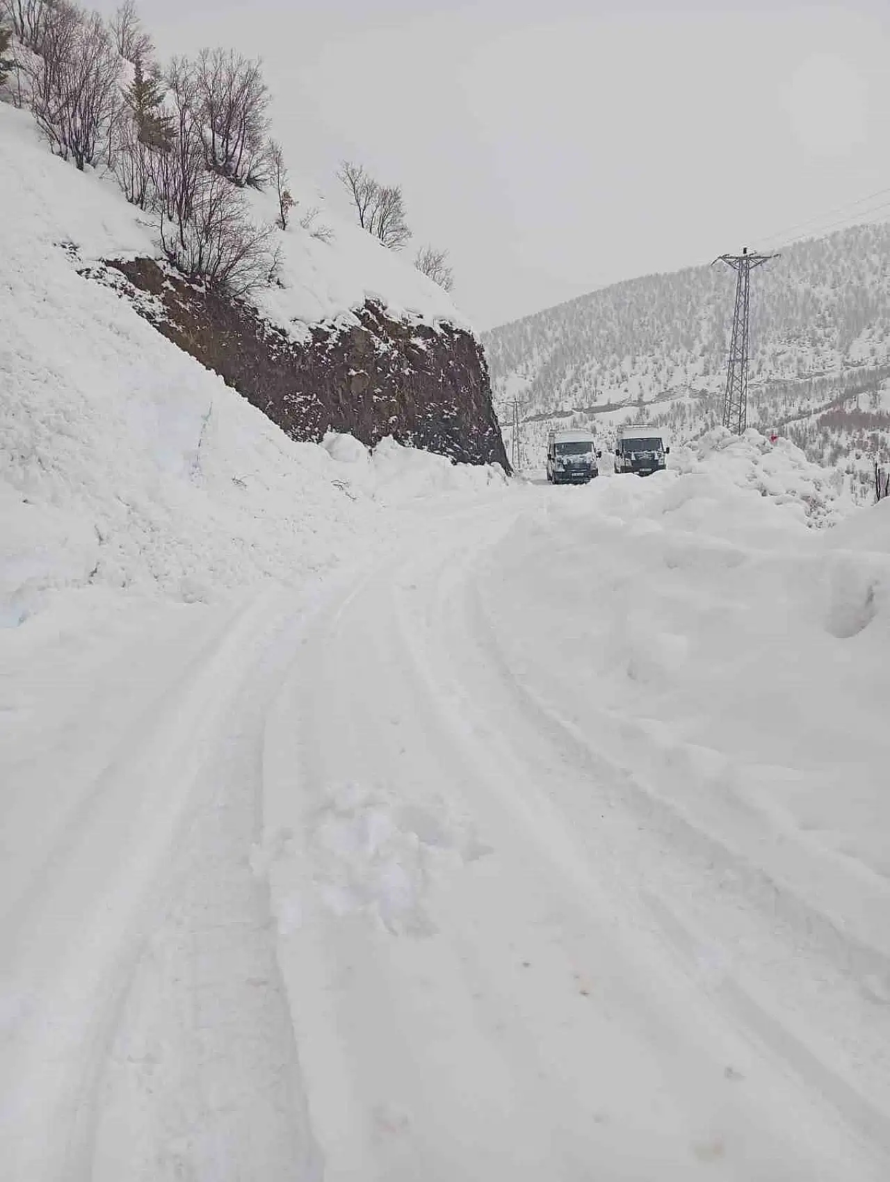 Siirt'te yüksek kesimlerde etkili olan kar yağışında vatandaşlar mahsur kaldı!