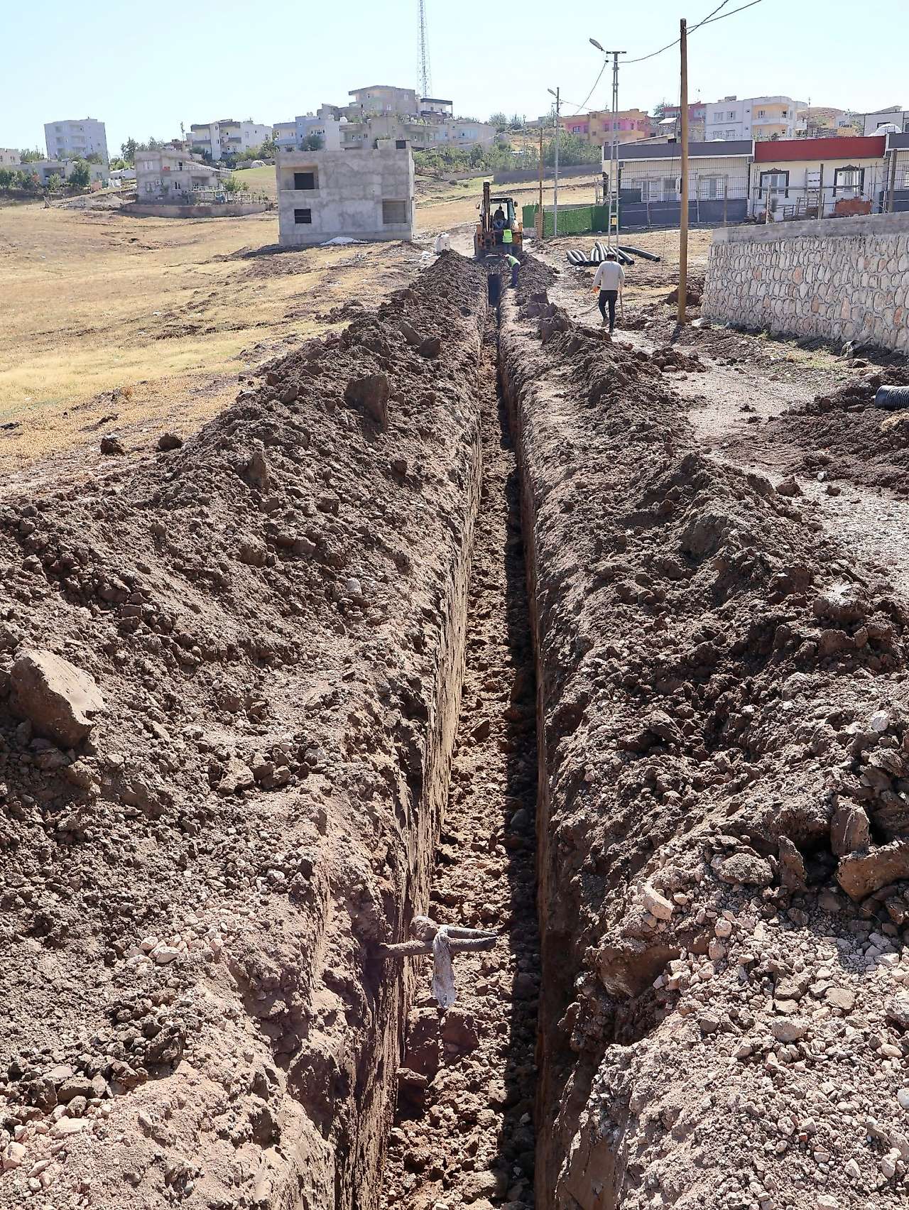 Siirt Kurtalan'da altyapı çalışmaları sürüyor