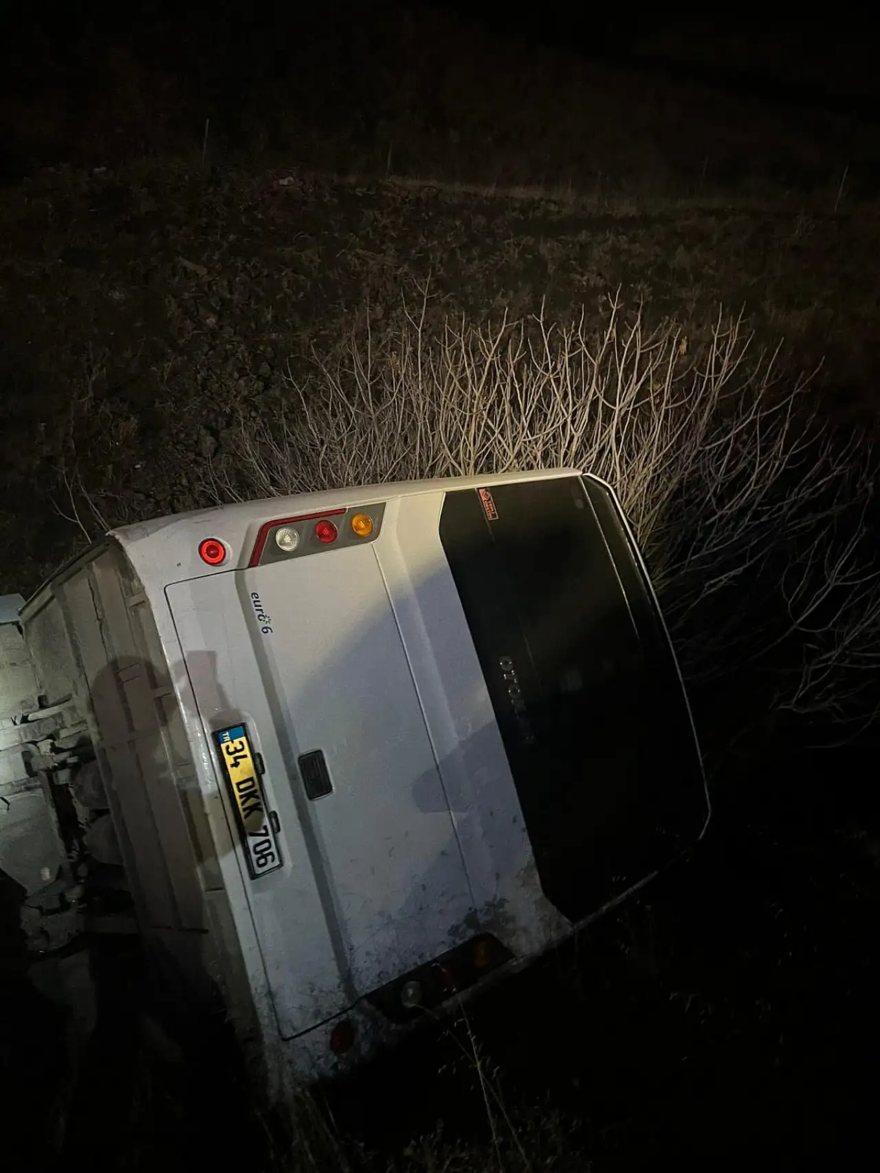 Siirt'te Maden İşçilerini Taşıyan Servis Devrildi: 11 Yaralı