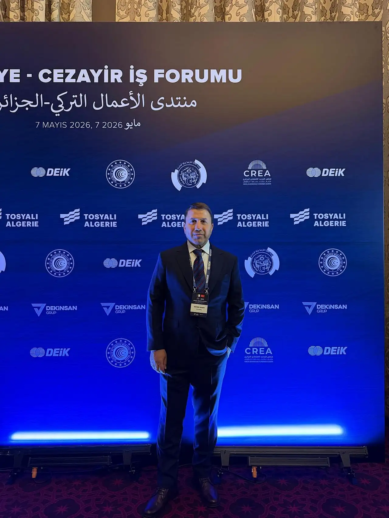 Siirt TSO Başkanı Güven Kuzu, Türkiye-Cezayir İş Forumu'na Katıldı