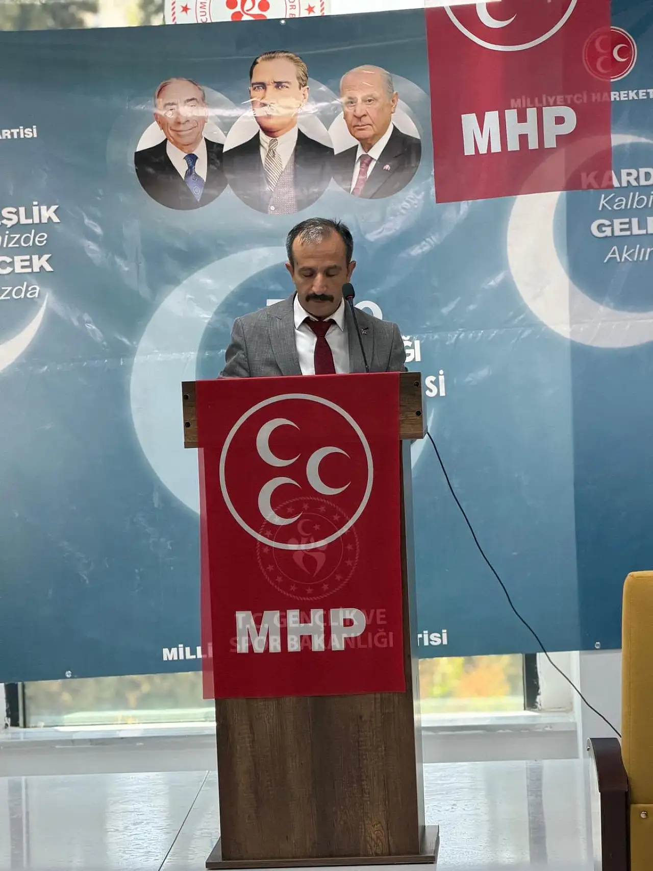 MHP Tillo İlçe Başkanlığına Murat Aras Seçildi