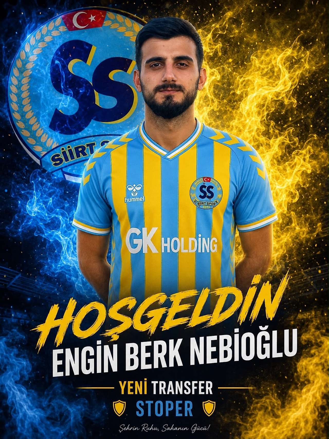 Siirt Spor, Savunmaya Tecrübeli Takviye: Engin Berk Nebioğlu Transfer Edildi