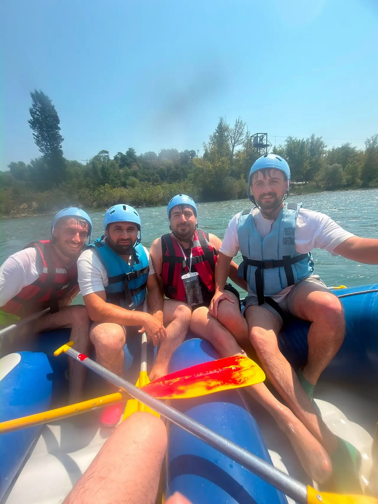 Siirtliler Manavgat'ta Rafting Heyecanında Buluştu