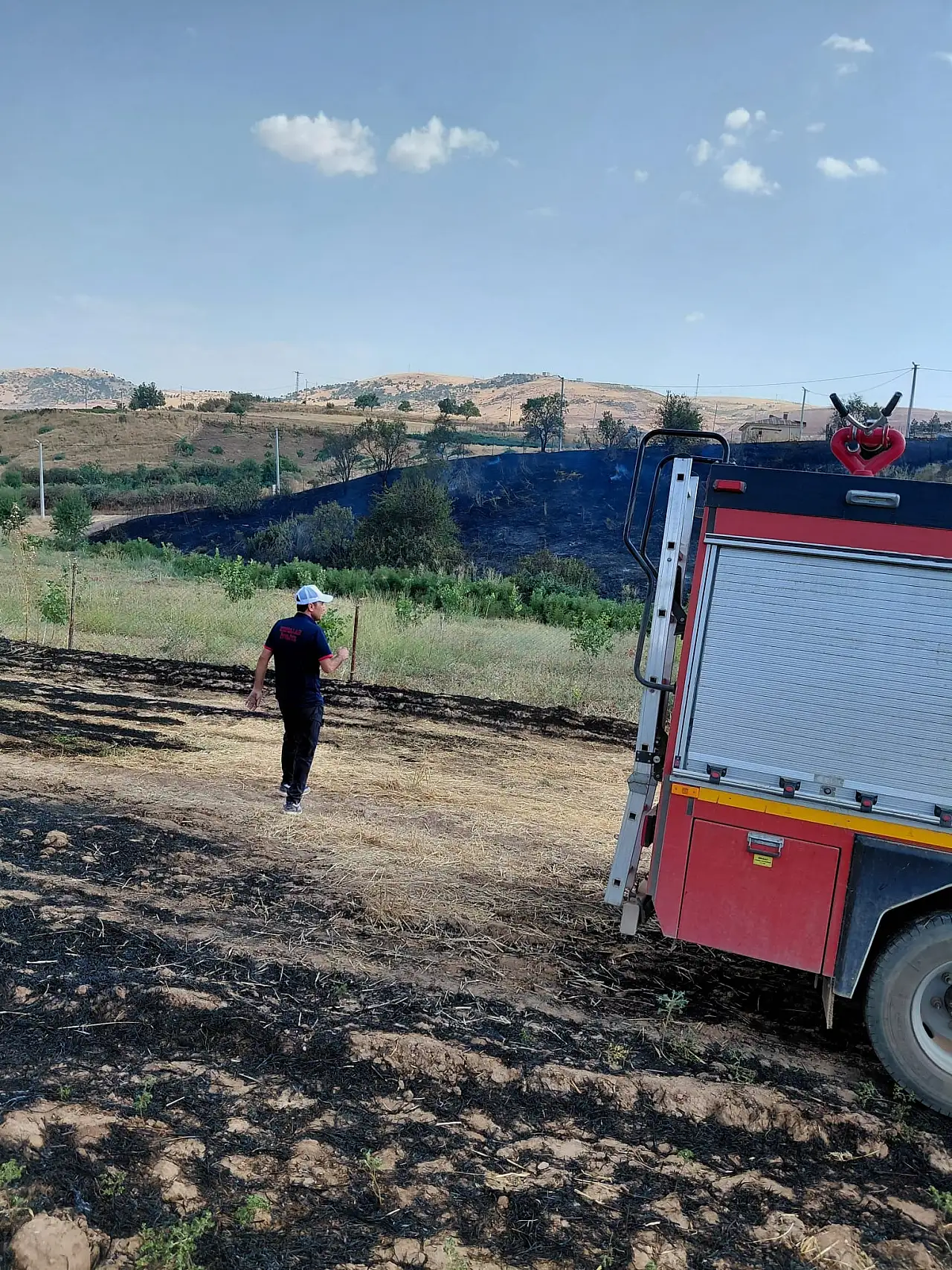 Kurtalan'da Büyük Yangın Kontrol Altına Alındı: Onlarca Dönüm Alan Zarar Gördü