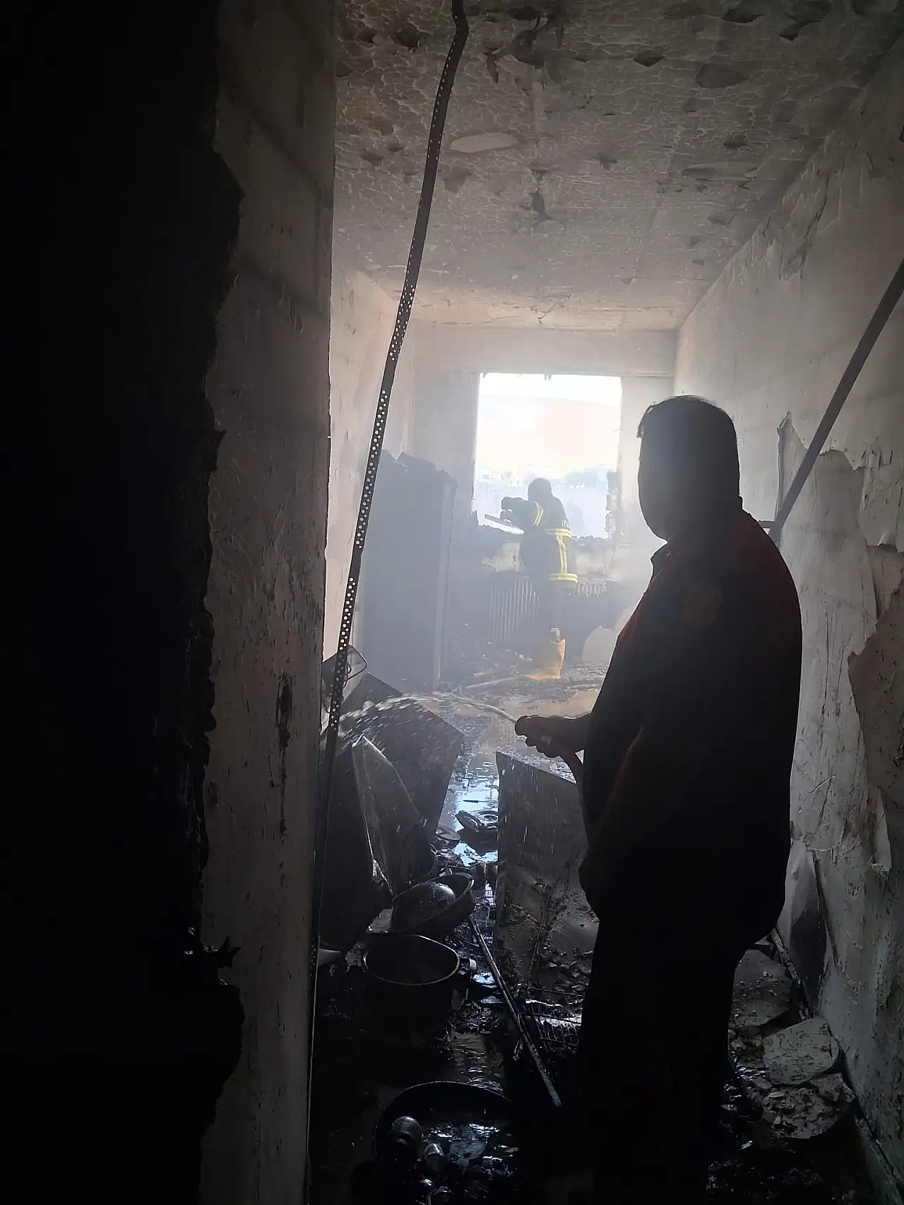 Siirt Hassa Hatun Kız Öğrenci Yurdunda Yangın: 1 Yaralı