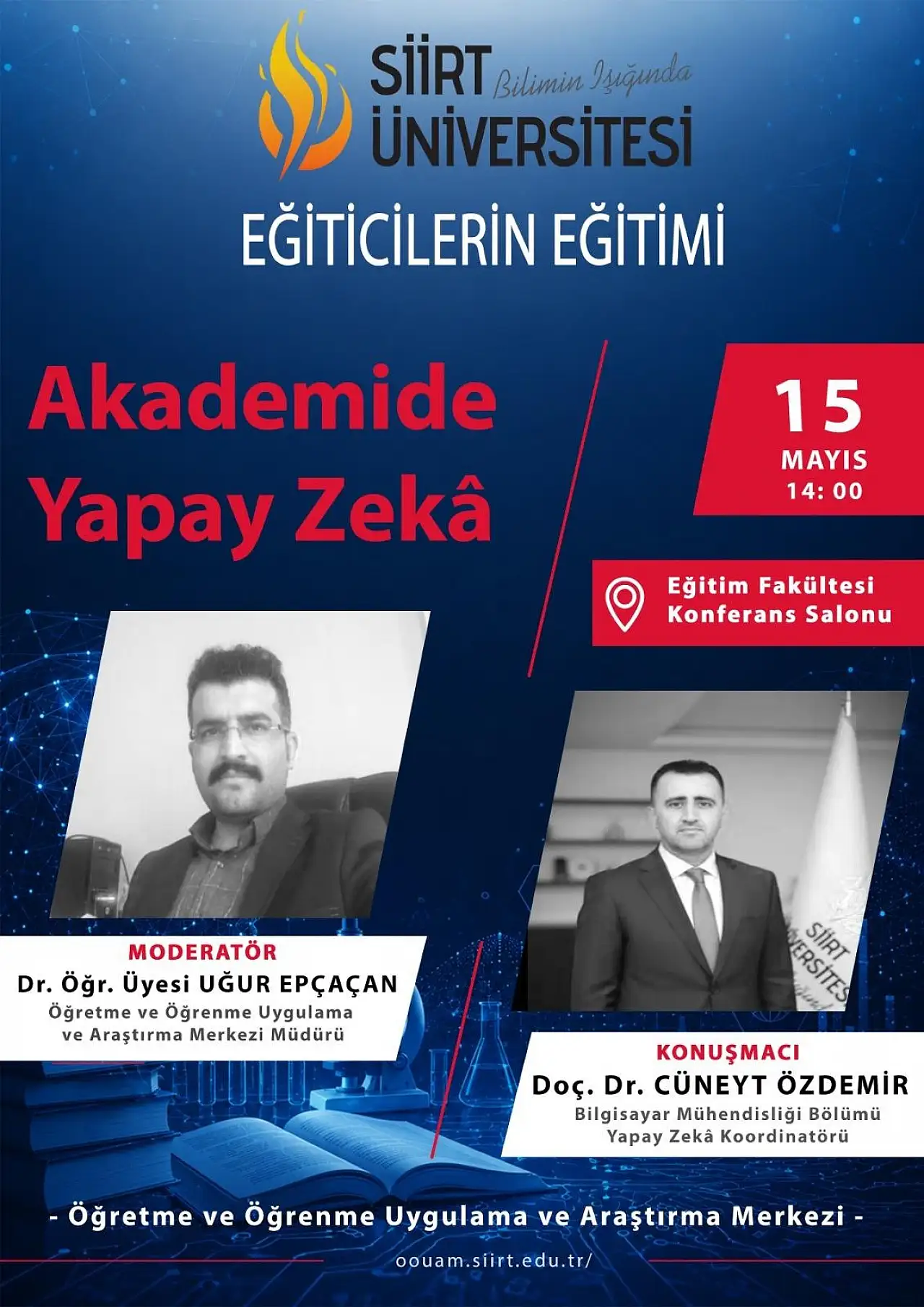 Akademide Yapay Zeka adlı eğitimin afişi ve bilgileri