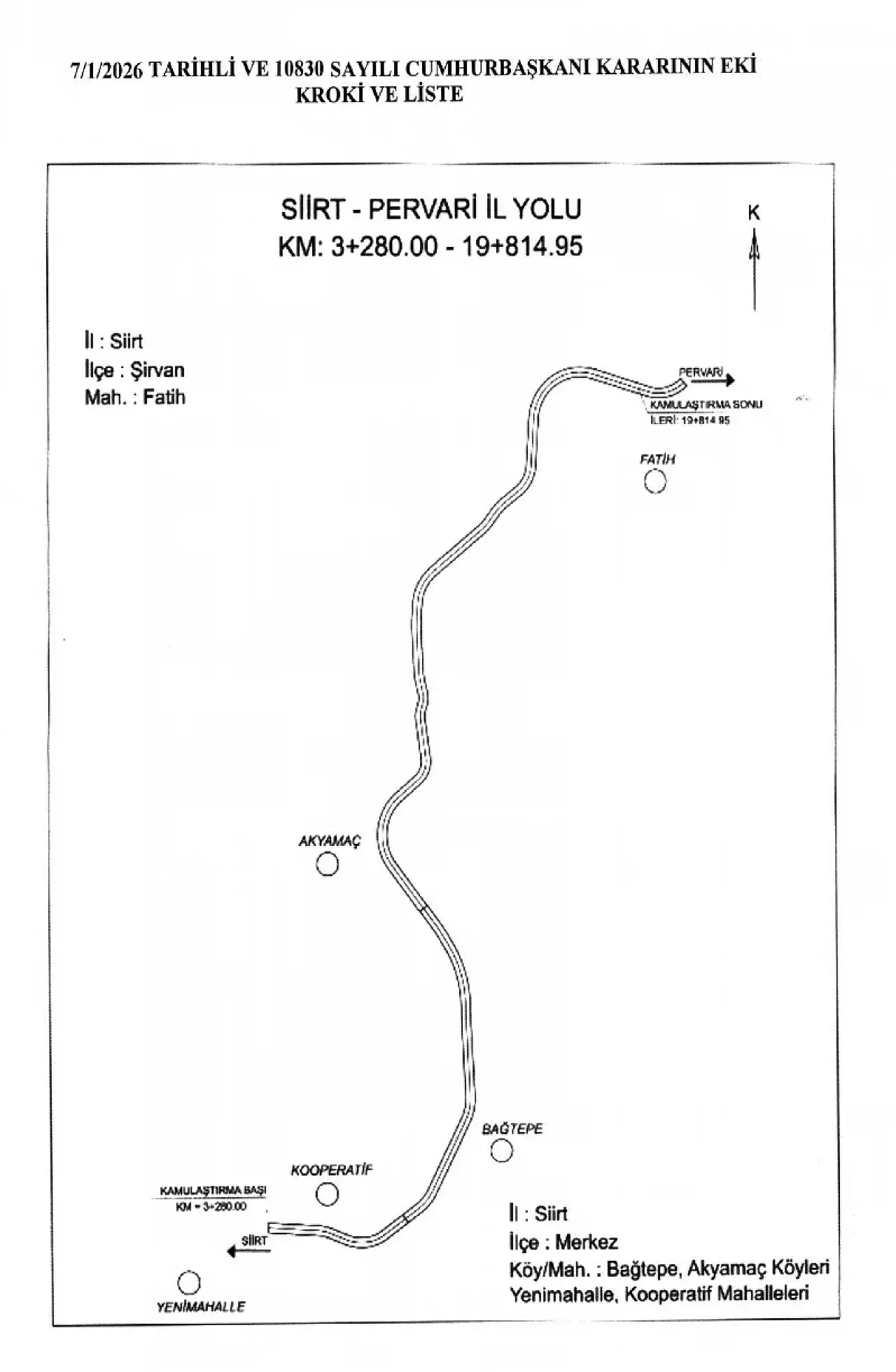 Siirt'te Geniş Kapsamlı Acele Kamulaştırma Kararı: Onlarca Parsel Listede