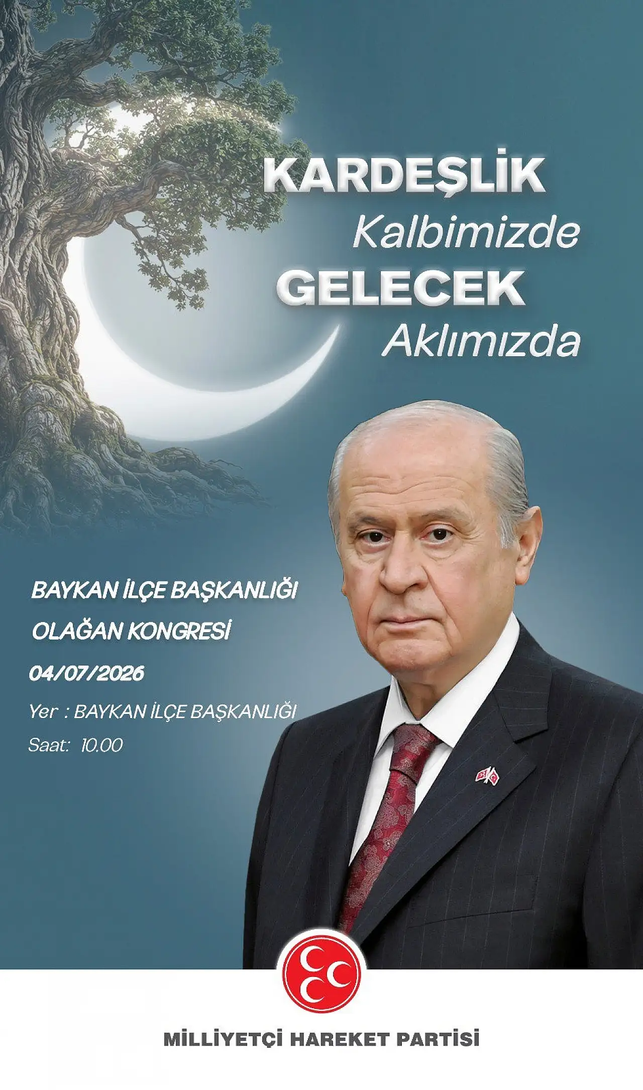 MHP Baykan İlçe Başkanlığı 15. Olağan Kongresi 4 Temmuz'da yapılacak
