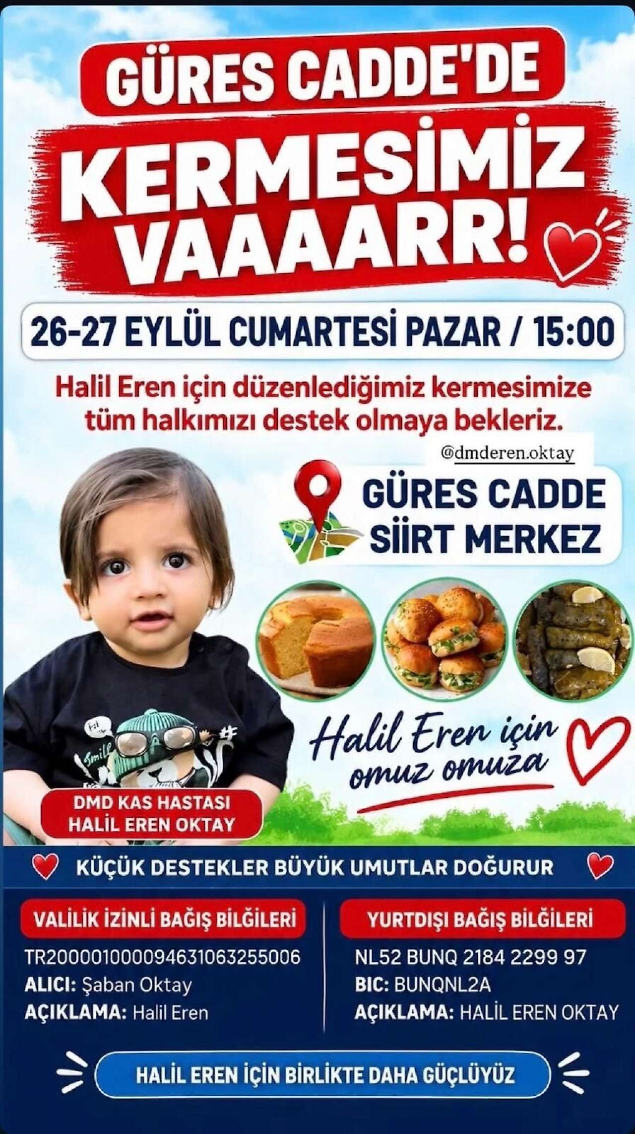 Siirt'te Halil Eren İçin Dayanışma Kermesi Düzenlenecek