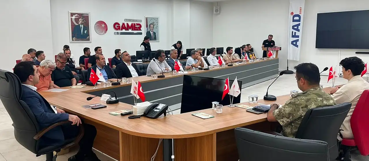 Siirt'te 2027-2031 İl Afet Risk Azaltma Planı Hazırlıkları Başladı