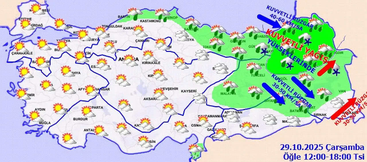 Meteoroloji Uyardı! Siirt'te Sağanak Yağış Bekleniyor - Siirt Hava Durumu