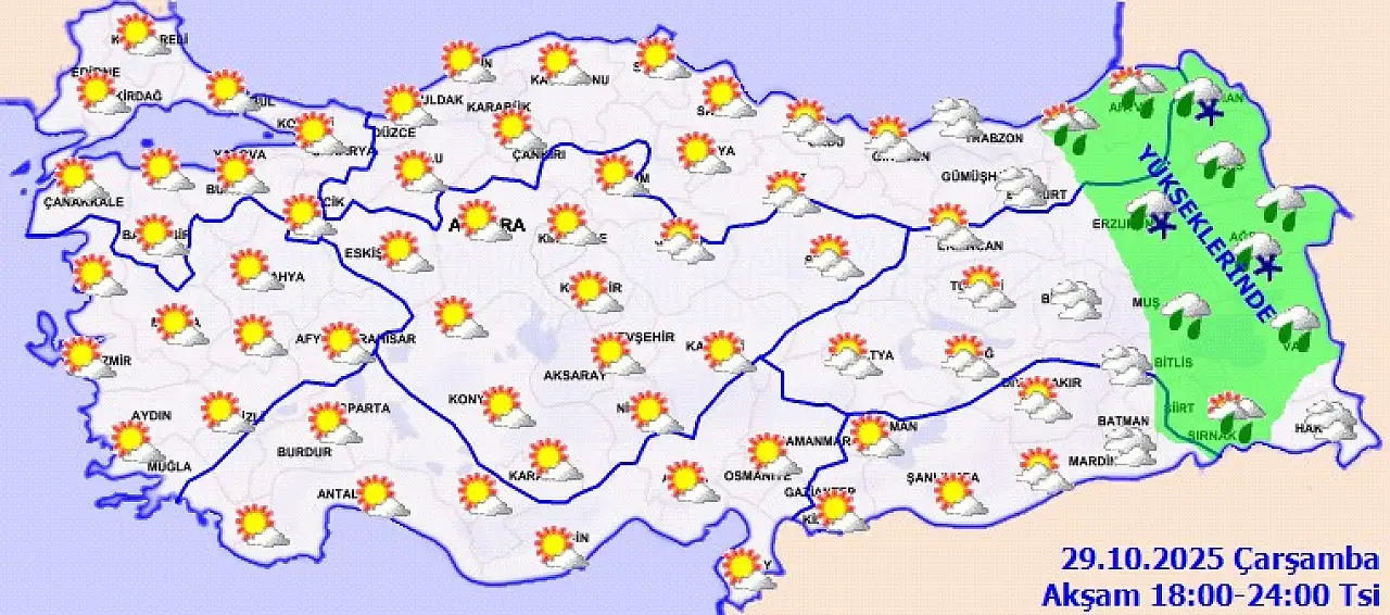 Meteoroloji Uyardı! Siirt'te Sağanak Yağış Bekleniyor - Siirt Hava Durumu