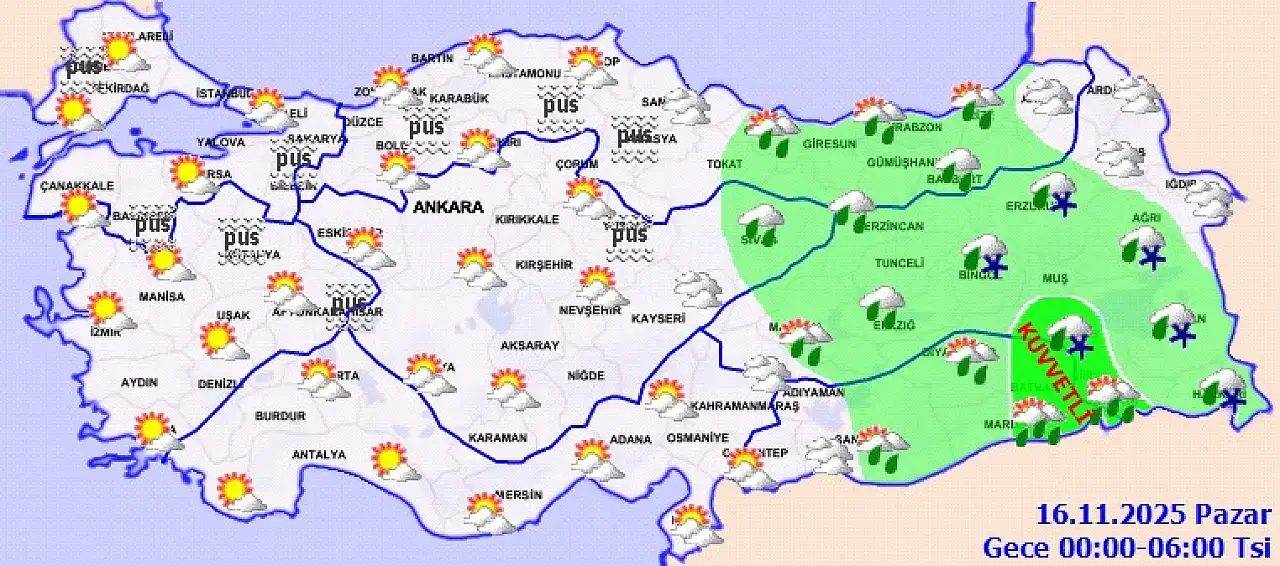 Siirt için kuvvetli yağış alarmı: Sel ve buzlanma riskine karşı uyarı yapıldı