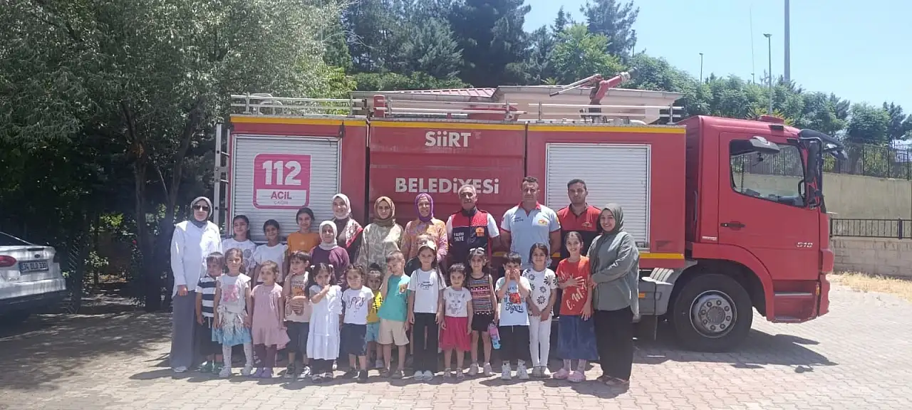 Siirt Kadınlara Uygulamalı Yangın Eğitimi Verildi