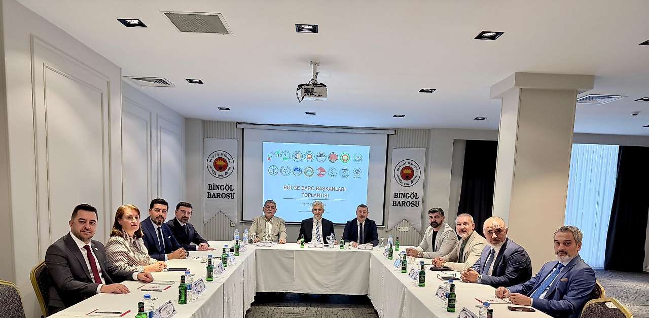 Siirt Baro Başkanı Muhammed Alptekin, Bölge Baro Başkanları Toplantısı'na Katıldı