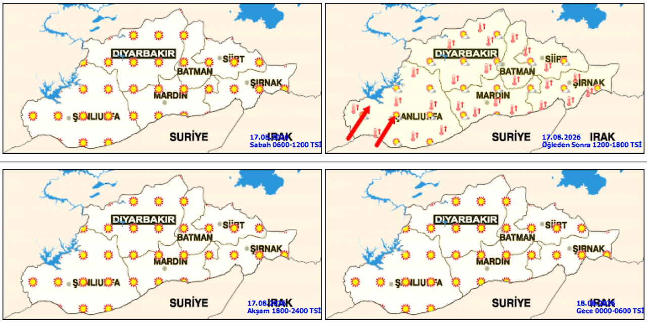 Siirt'te Hava Açık, Sıcaklık 38 Dereceye Çıkacak - Siirt Hava Durumu