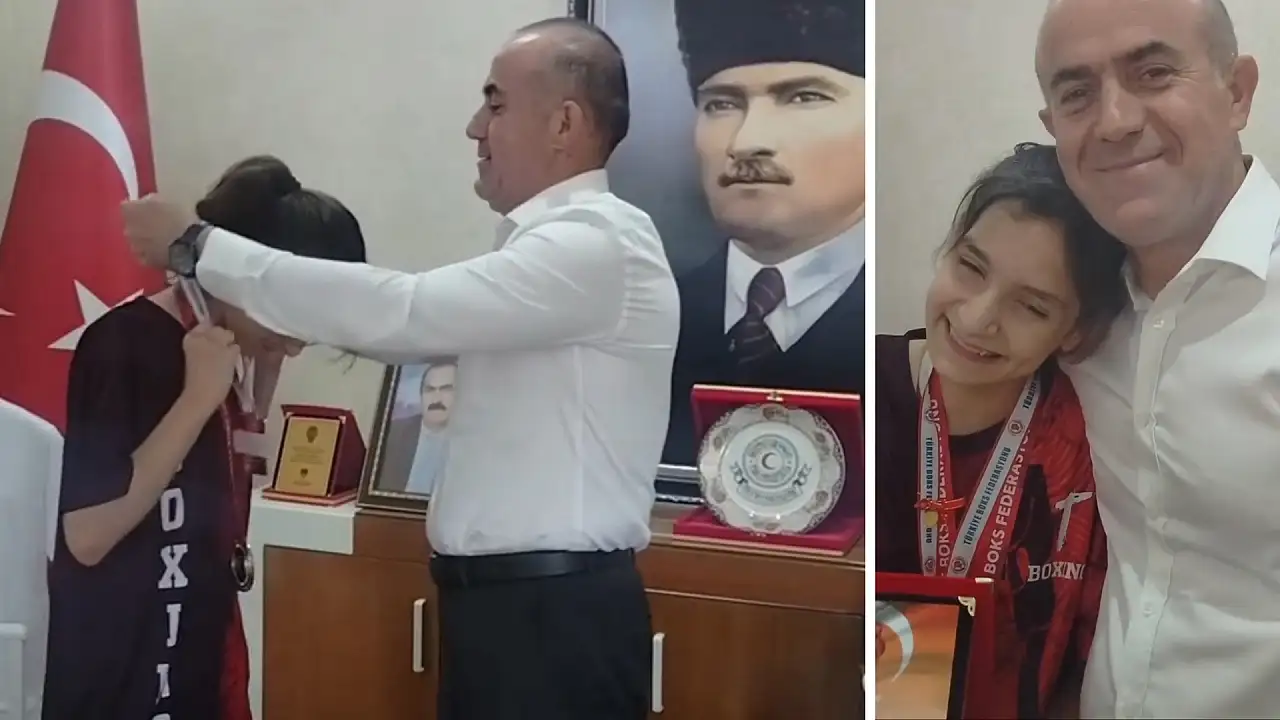 Gökçebağ Belediye Başkanı Çiçek'ten Şampiyon Hiranur Yıldız'a Tebrik