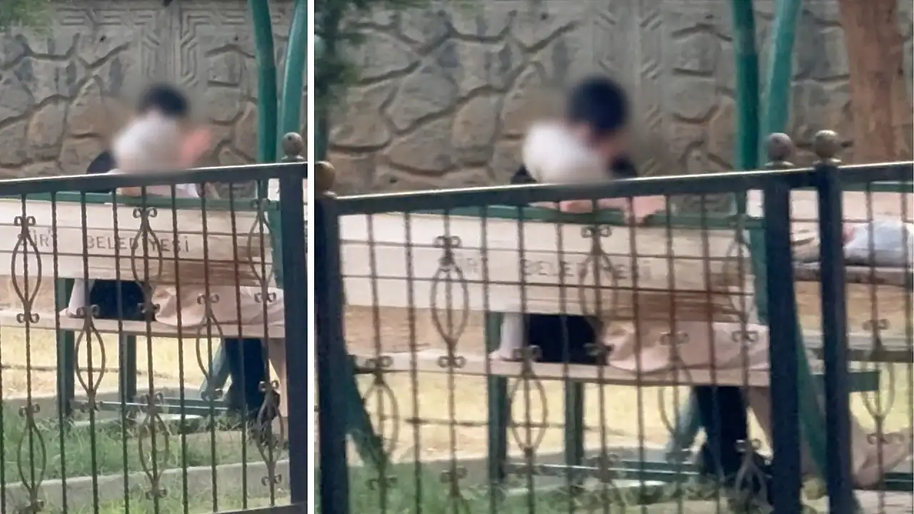 Siirt'te çocuk parkında uygunsuz davranışlar tepki çekti