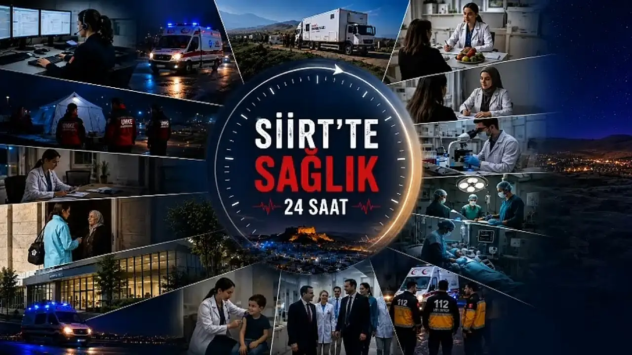 Siirt'te Sağlık Hizmetlerinin 24 Saatlik Mesaisi Tanıtım Filmiyle Anlatıldı