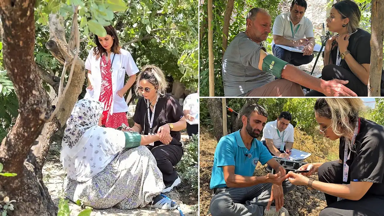Siirt'te Tarım İşçilerine Yerinde Sağlık Hizmeti: Fıstık Bahçelerinde Sağlık Taraması Yapıldı