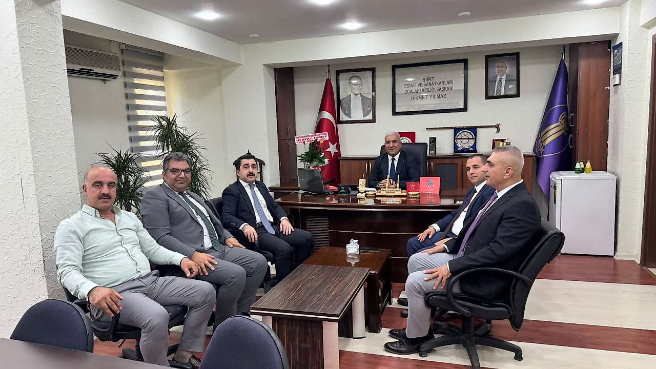Siirt Vali Yardımcılarından Esnaf Odasına Ahilik Haftası Ziyareti