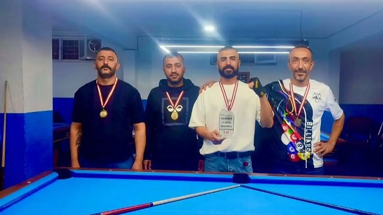Masters 10 Ball Güneydoğu Bölge Şampiyonası Tamamlandı! Siirtli Sporculardan Büyük Başarı!