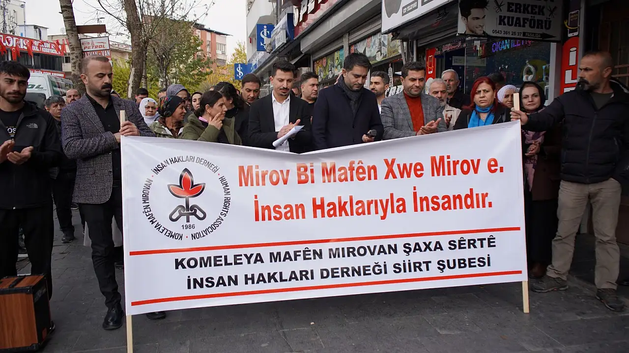 İHD Siirt Şubesi: Barış, Adalet, Hakikat ve Demokrasi Talebimizdir