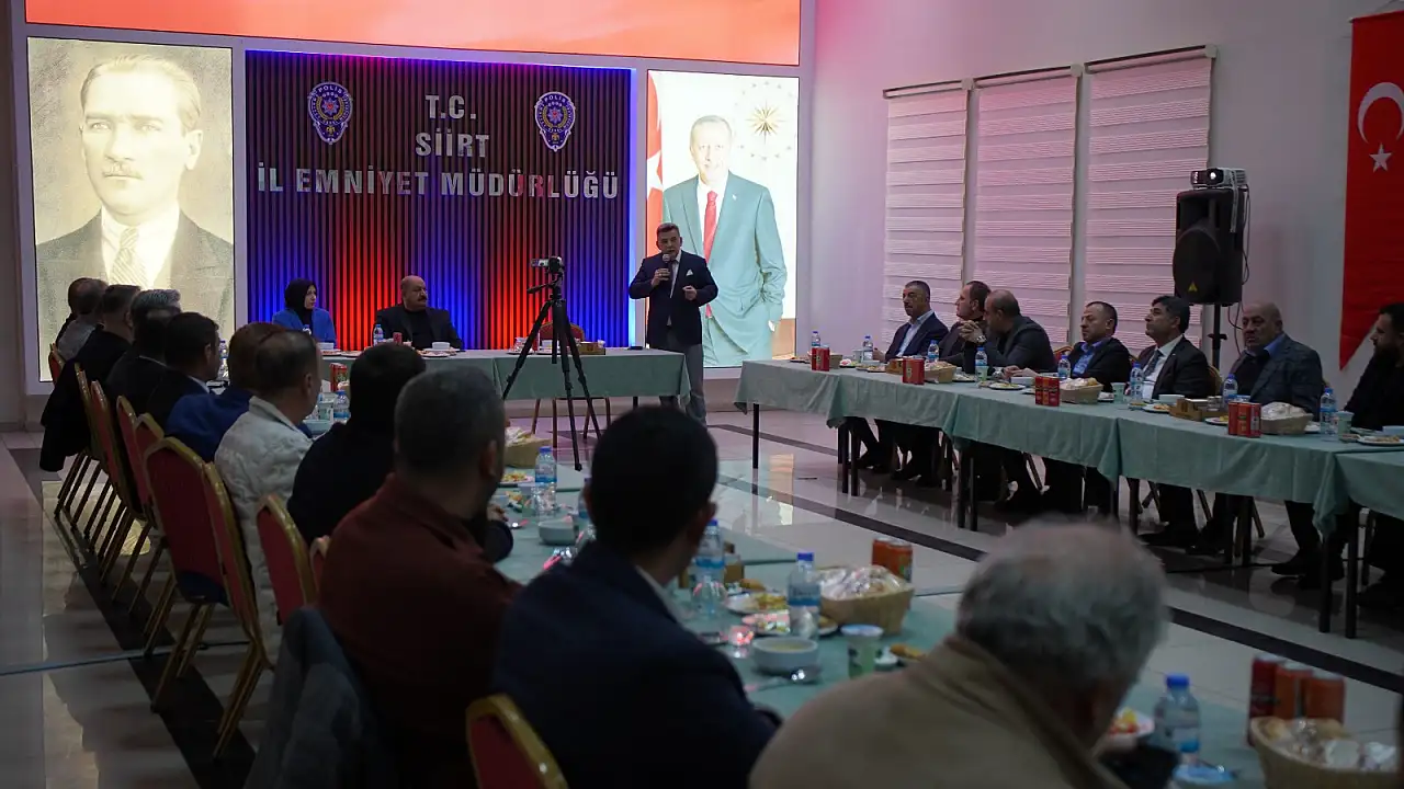 Siirt'te Özlenen Birliktelik Tablosu: Polis Teşkilatını Güçlendirme Derneği Proje Toplantısı Yapıldı